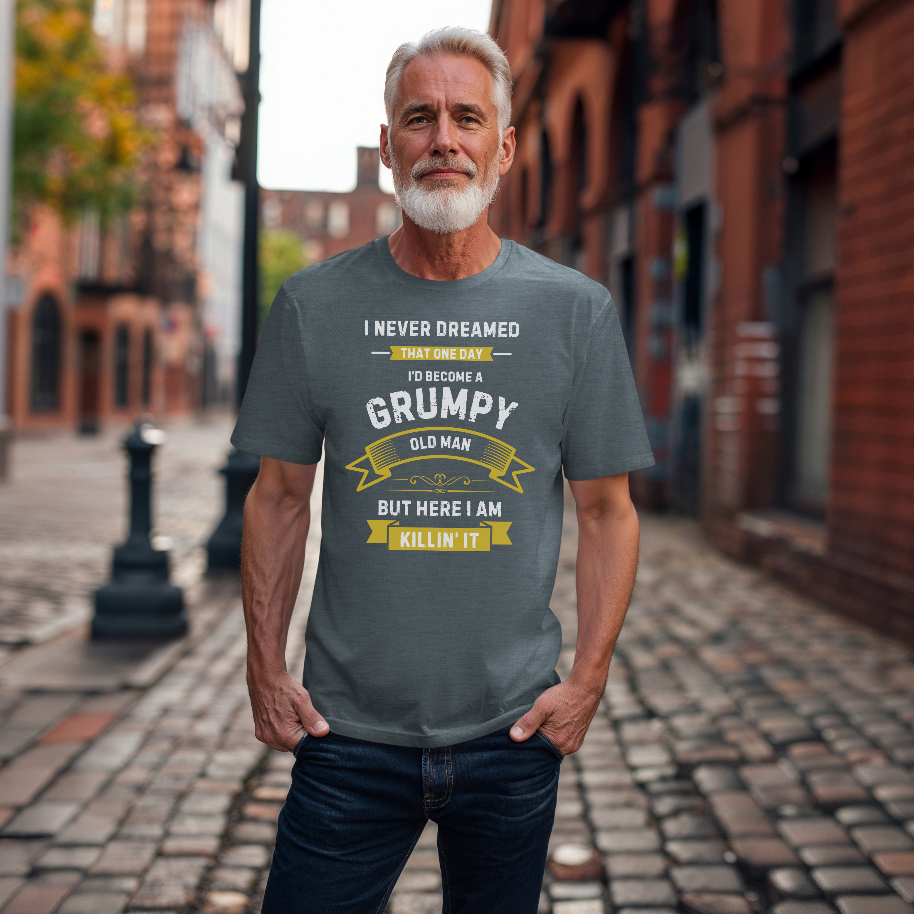 Grumpy Old Man Tee - Classic Comical Shirt