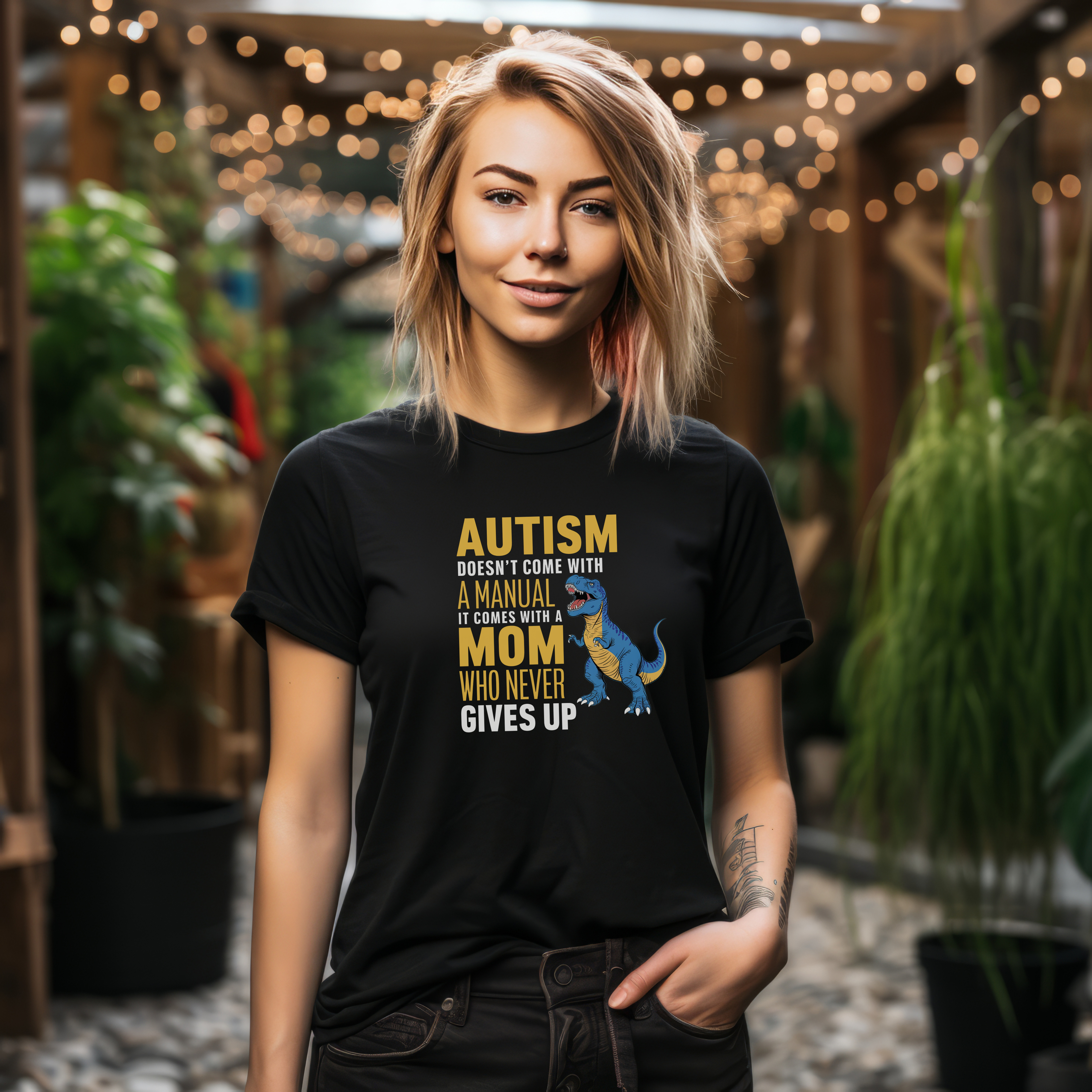 Mighty Mom - The Autism Support Tee
